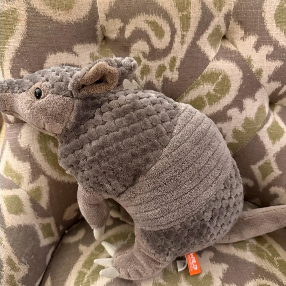 Plush Armadillo Toy - Wild republic 12” Gray